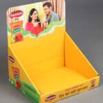 Custom Counter Top Unit with printed branding for retail merchandising.